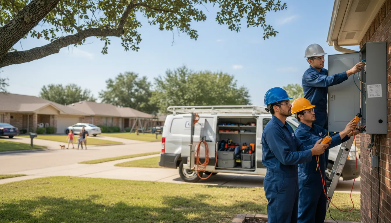 Certified electrician providing emergency electrical services in Darfur, MN